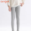 CJ Plain Grey Warm Inner Furr Legging 13379