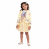 DSNY Beauty and The Beast Design Fleece Yellow Zipper with Shirt & Net Skirt 3 Piece 13346