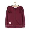 5.10.15 Front Frill Style Maroon Zipper 13476