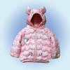 CN All Over Kitty Print Pink Warm Puffer Jacket 13428