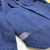 ZR Quilted  Warm Washed Two Pocket Denim Jacket 13386