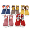 CN fashion Fox Blue  Silicon Grip Sole Socks 13627