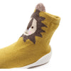 CN fashion Lion  Mustard Silicon  Grip Sole Socks 13630