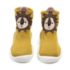 CN fashion Lion  Mustard Silicon  Grip Sole Socks 13630