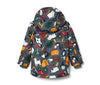 TG All Over Animal farm Print Ocean  Hooded Puffer Jacket 13596