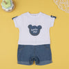 PNL Mickey Patch Denim Days Jumpsuit 10807