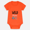 B.X Wild Little One Embroided Orange Body Suit 4204