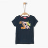 s.Oliv Glitter Strong Dark Blue Tshirt 1369