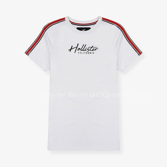 Hollister Large Logo T-Shirt in White