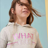 TRN What Ever Foil Design Grey Short & Smart Hoodie 2935