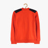 LS XTR Print Orange Mock Neck Zipper 2771