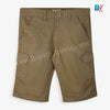 BX Six Pockets Brown Cargo Cotton Shorts 9437