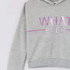 TRN What Ever Foil Design Grey Short & Smart Hoodie 2935