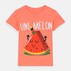 B.X Uni Melon Corel Tshirt 7346