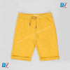 Blb Clb Plain Mustard Terry Shorts 8840