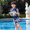 ISD Shark Blue Shorts Set With Cap 9729