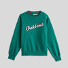 MPX Oakland Embroidered Green Sweatshirt 9888