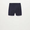 Bab Clb Plain Navy Blue Terry Shorts 8841